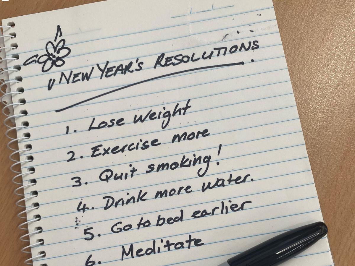 Not just another new year's resolution - make it stick