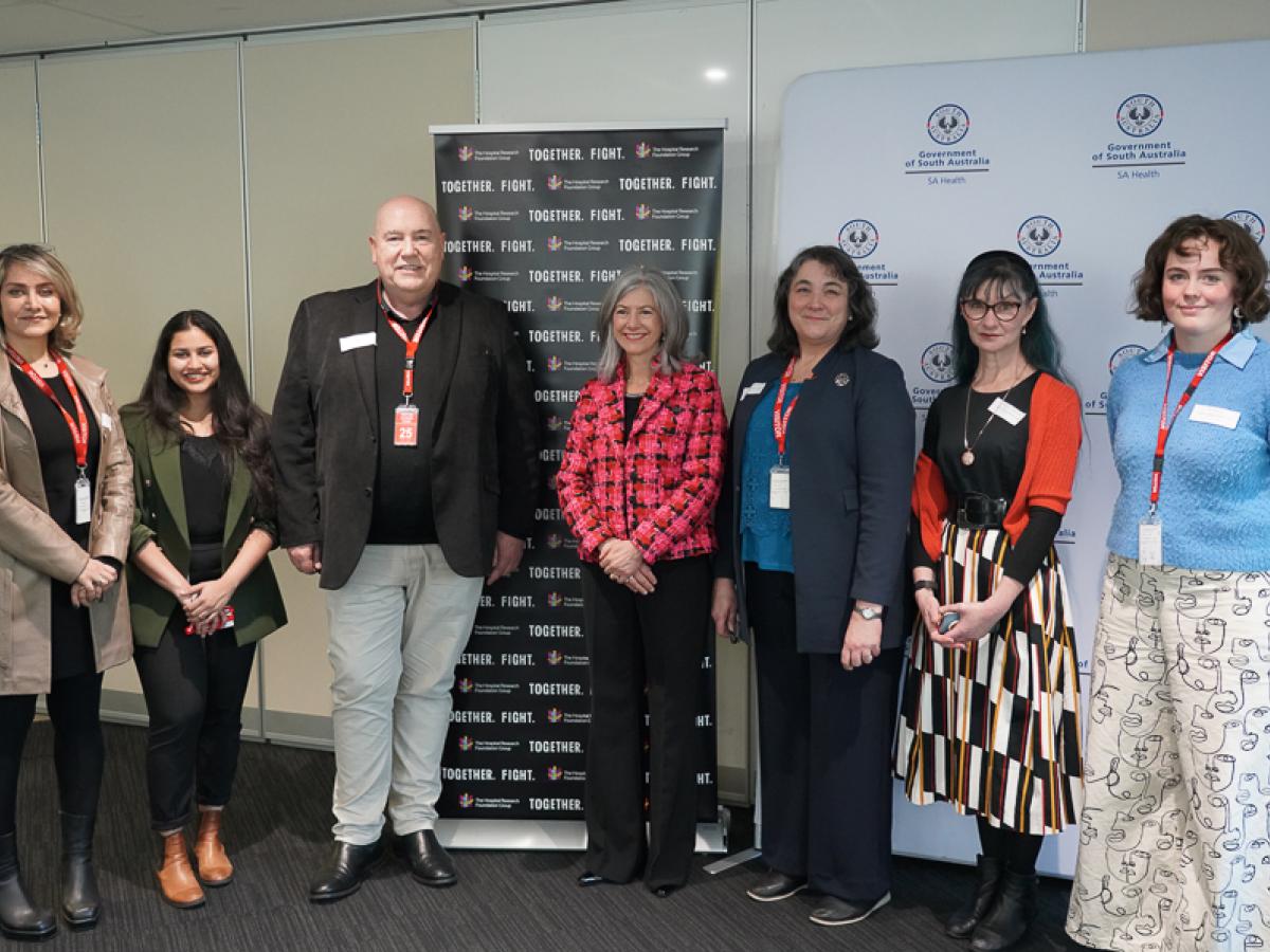 Public Health Scholarship recipients with SA Health, Hospital Research Foundation and University of Adelaide staff
