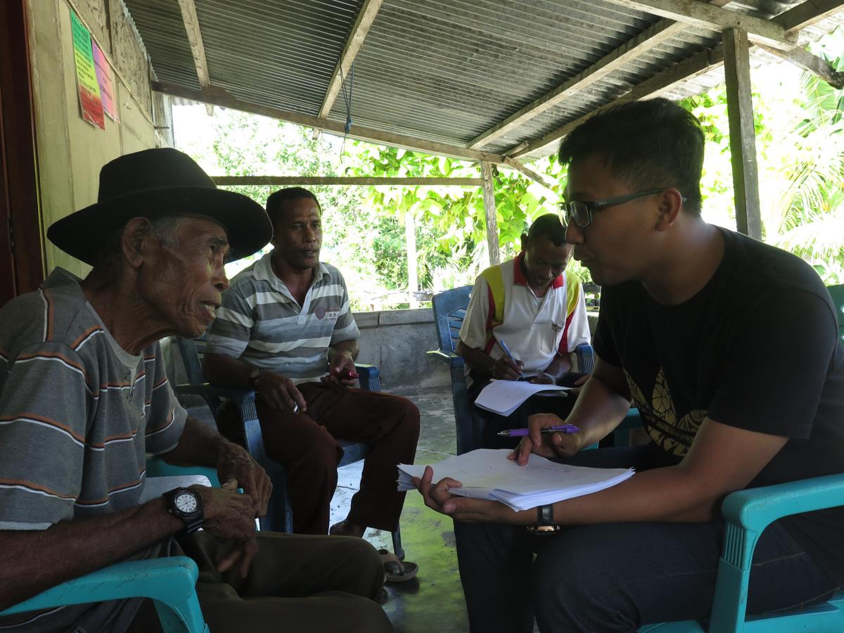 Gludhug Ariyo Purnomo during research project