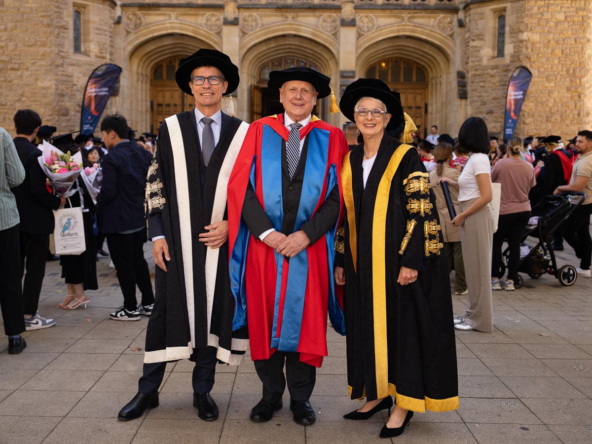 John McNeil receives his Honorary Doctorate.
