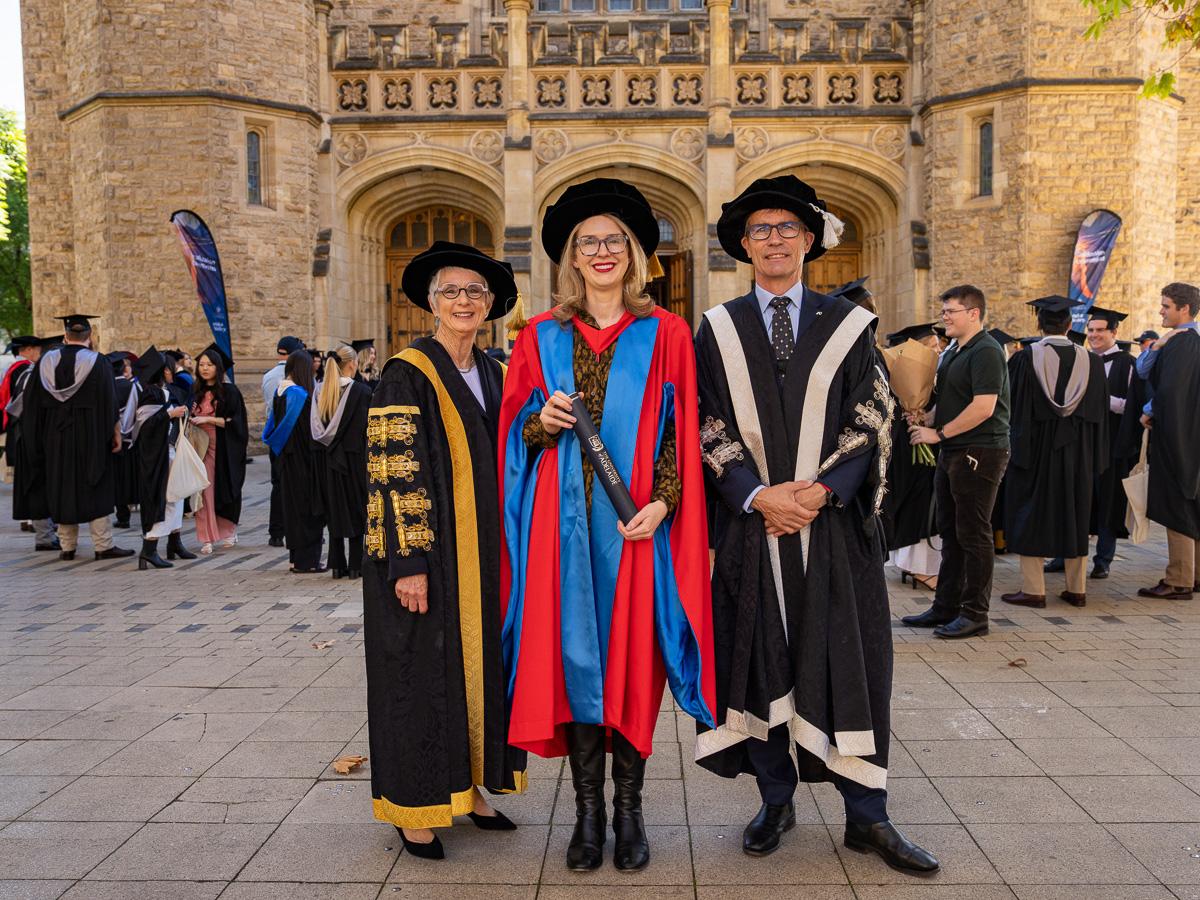 Danielle Wood receives her Honorary Doctorate.