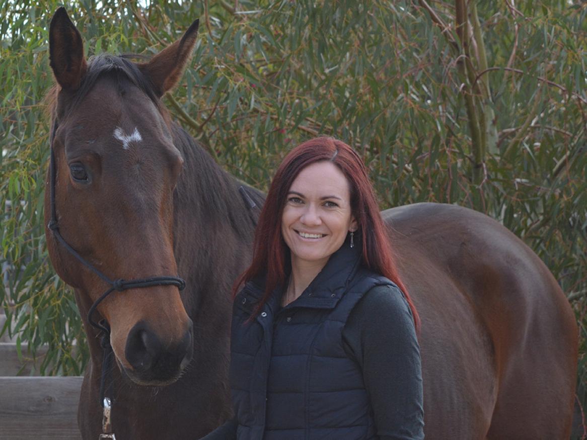 Surita du Preez with horse