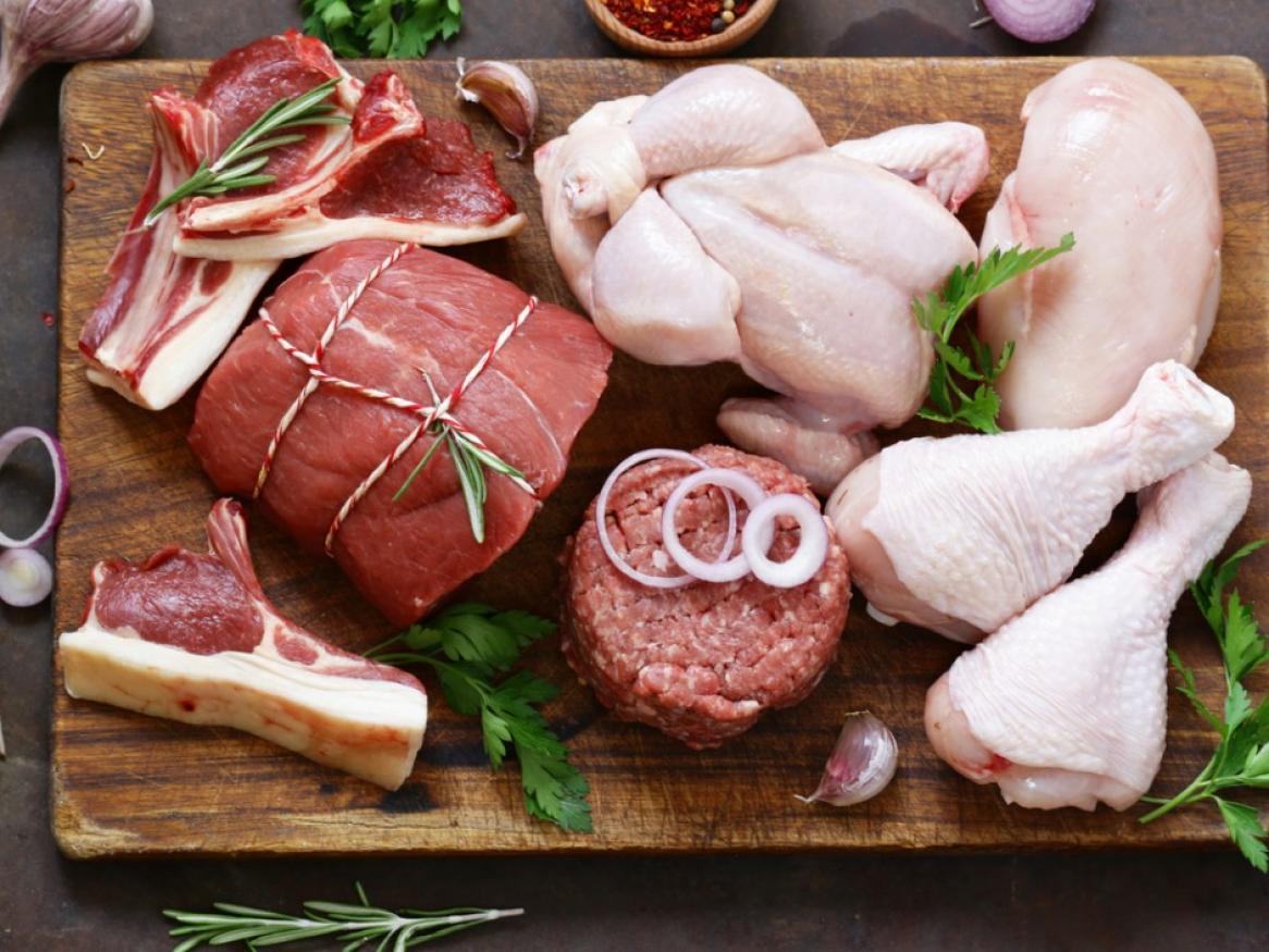 image of a range of meats 
