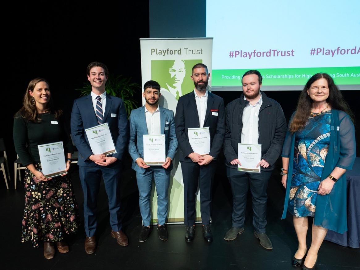 2023 Playford Trust Scholarship recipients