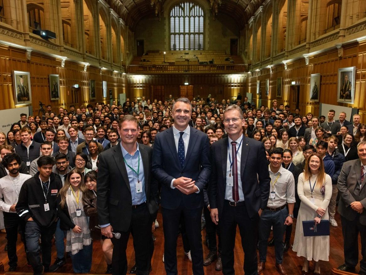 Aacademy event at Bonython Hall