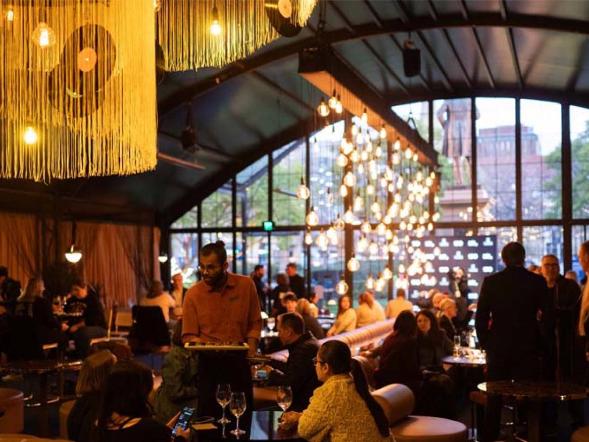 Lumen Bar interior