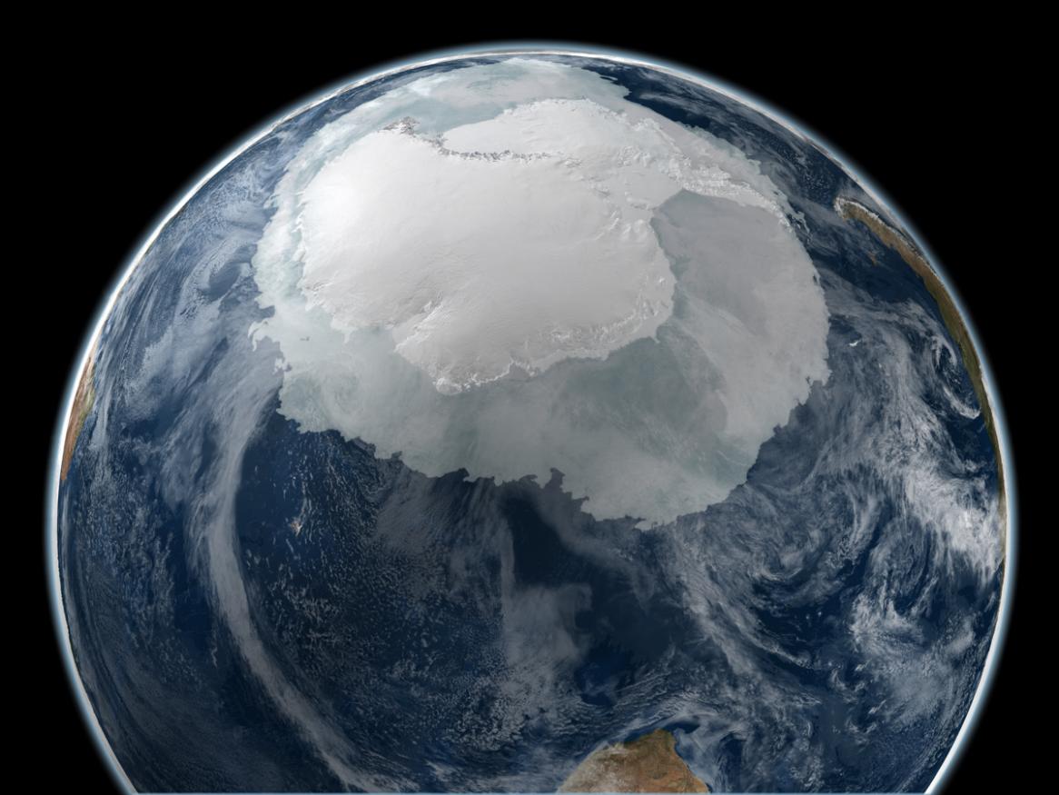 Earth's Antarctic Region