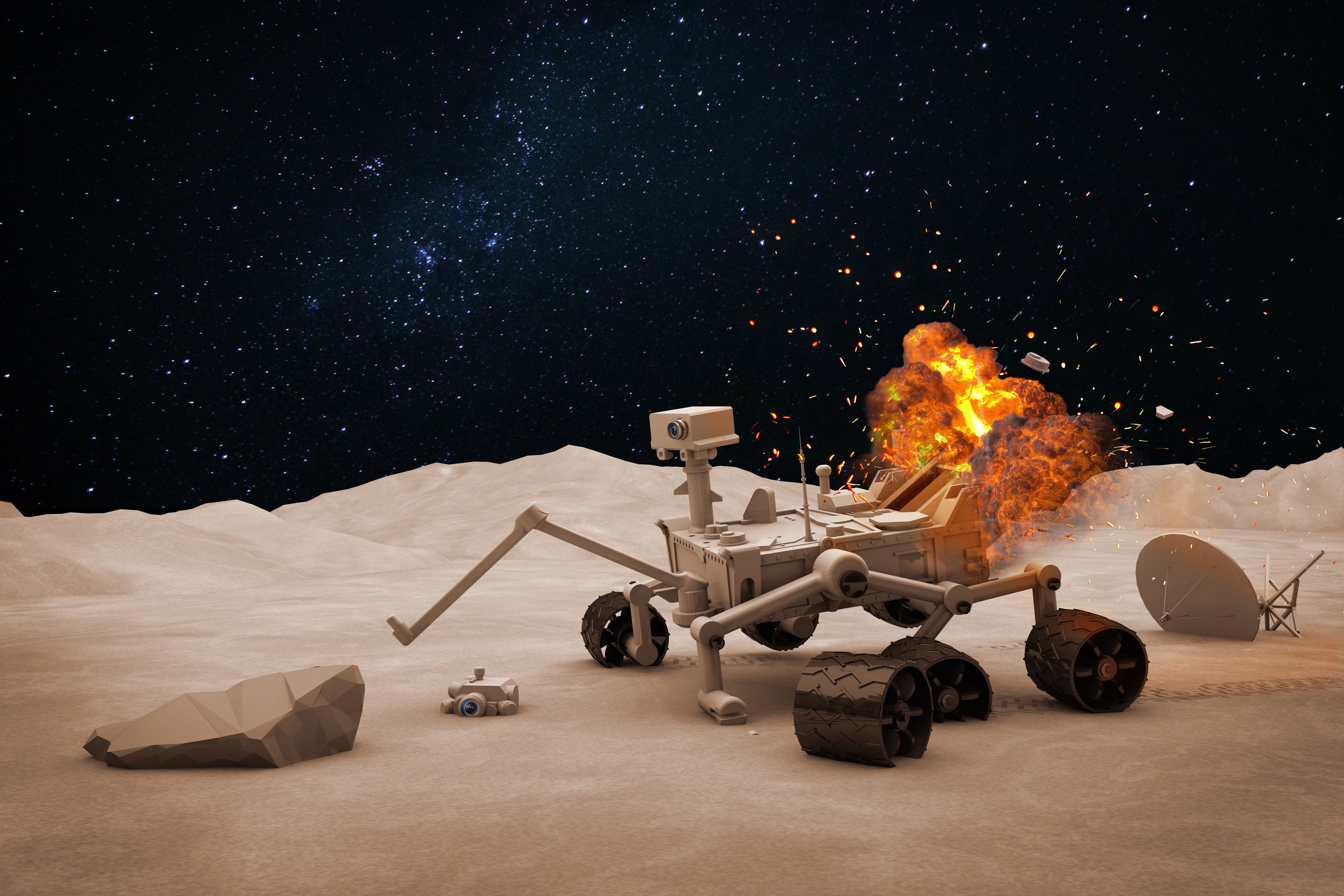 Autonomous rovers for moon exploration Research & Innovation