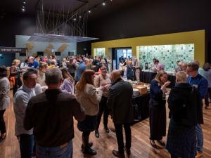 Networking at RRI Symposium 