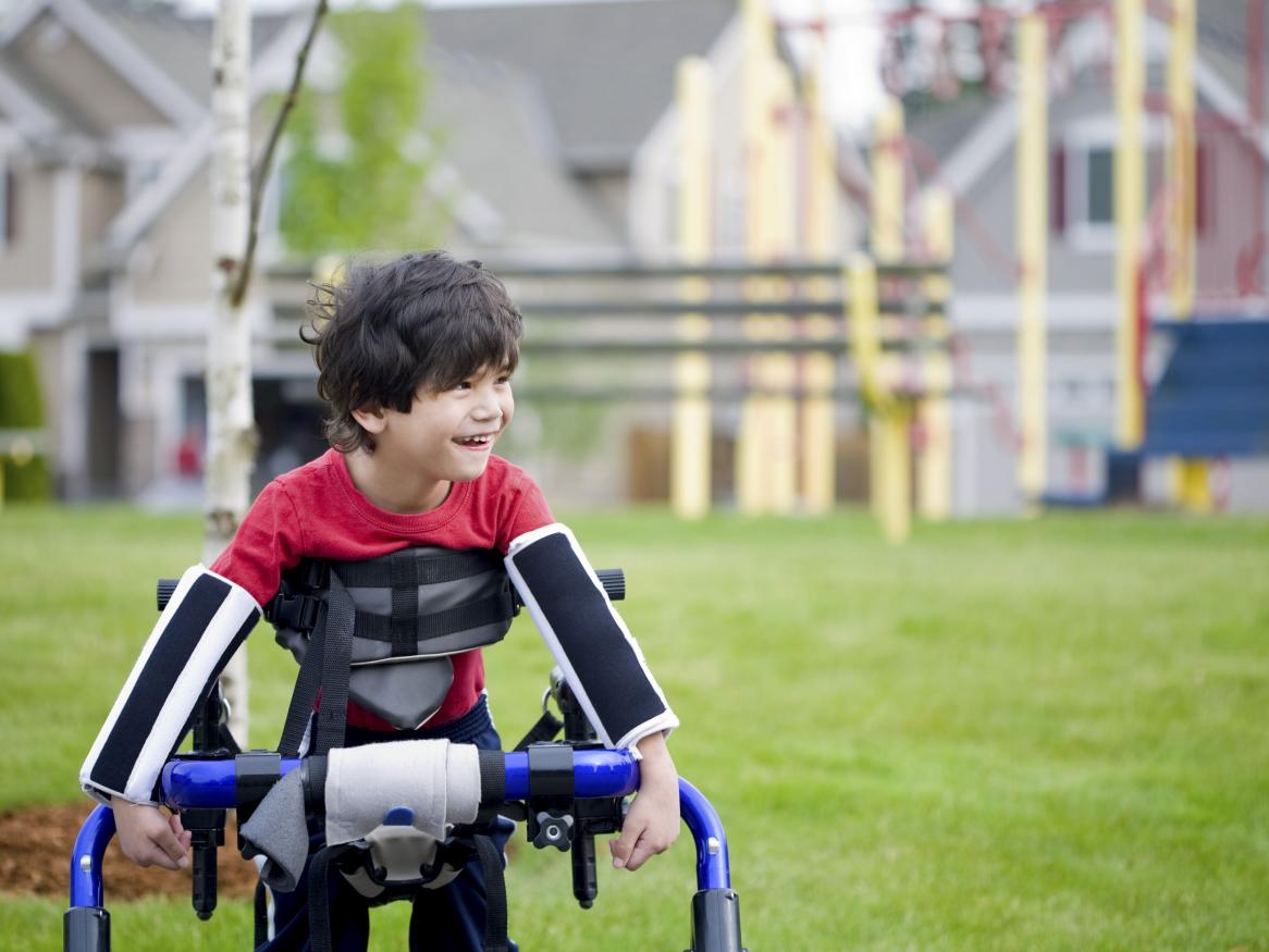 Child with cerebral palsay