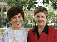 Ann Gribbin and Robyn Brown