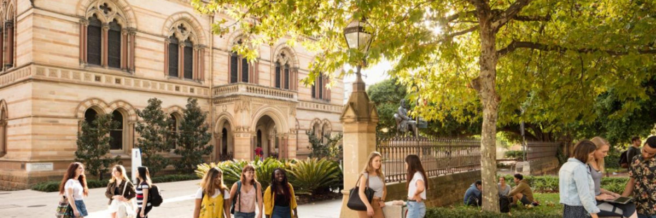 Adelaide University north terrace campus