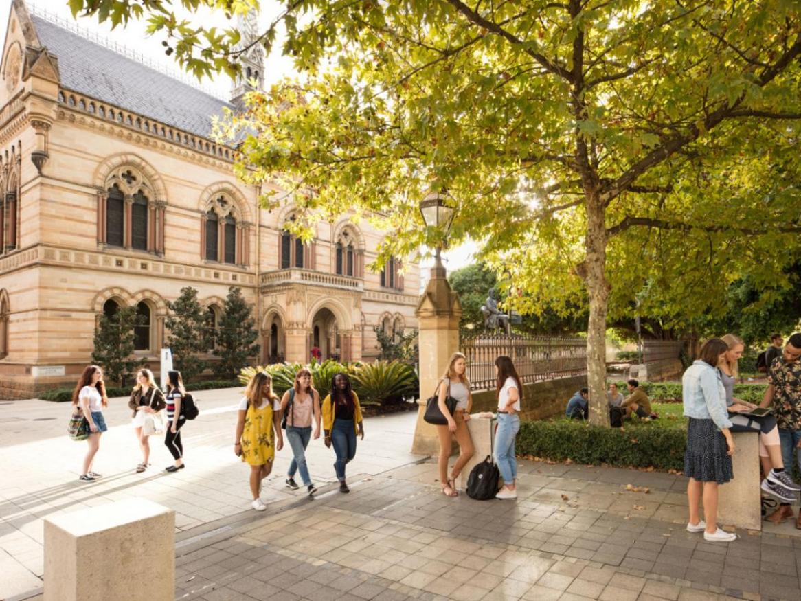 Adelaide University north terrace campus