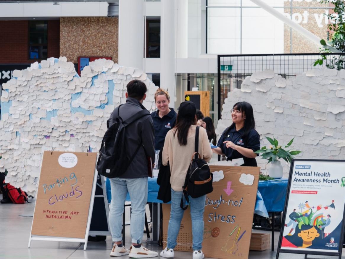 Students embrace mental health month