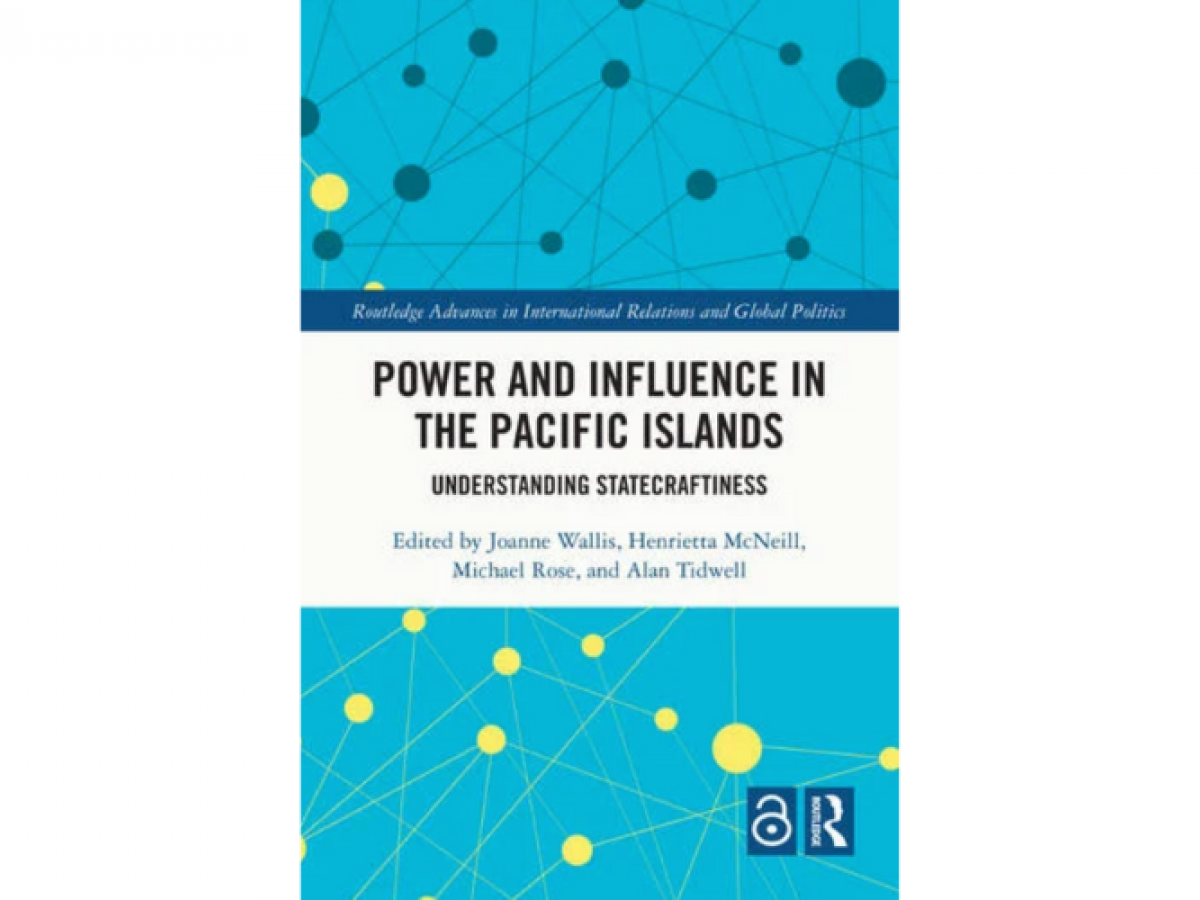 book cover power and influence in the pacific islands