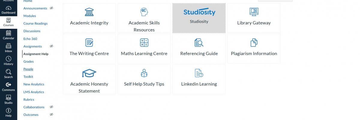 MyUni > Courses > Assignment Help > Studiosity