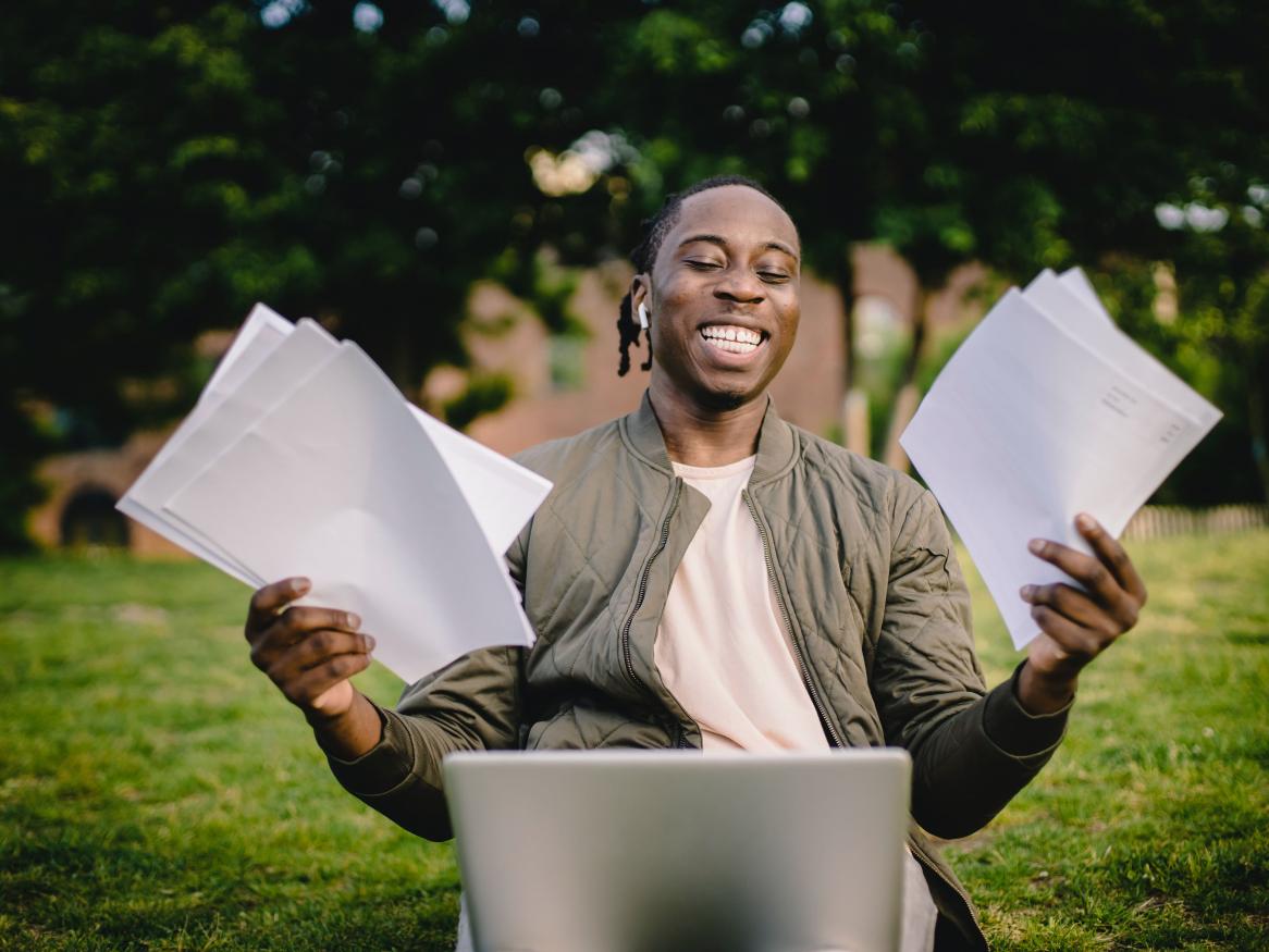 Happy Student