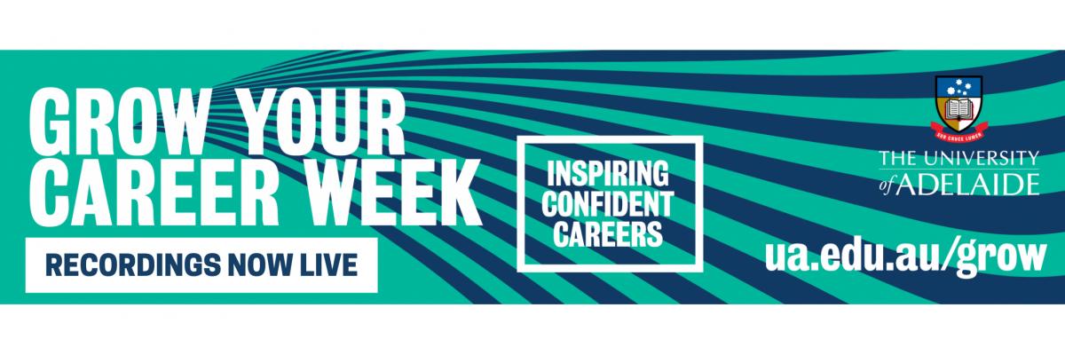 Grow your career week 2021 - Recordings now live
