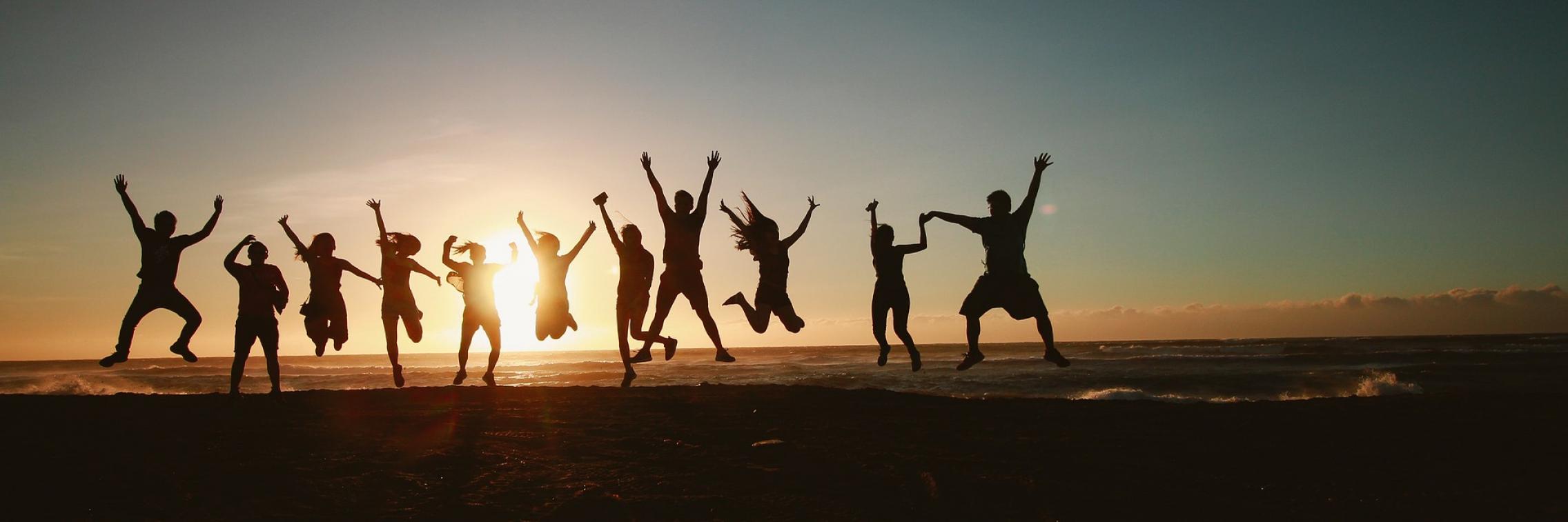 image of happy people