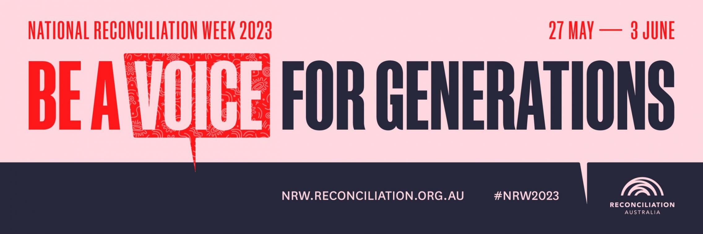 Reconciliation Week banner