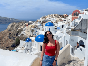 Mia in Santorini