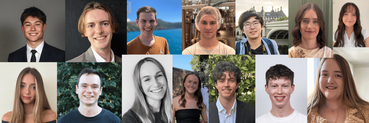 Recipients of a 2025 Playford Trust Scholarship