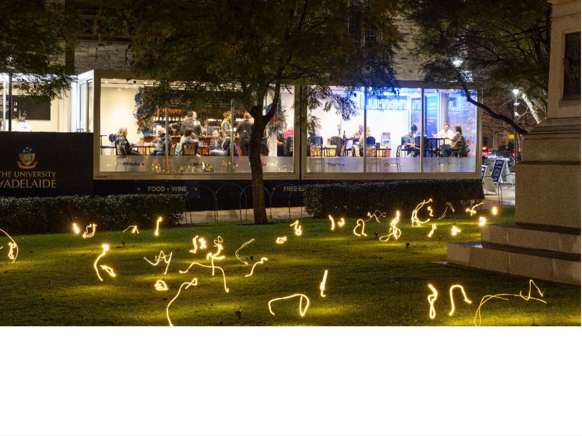 Image of Lumen pop-up bar.