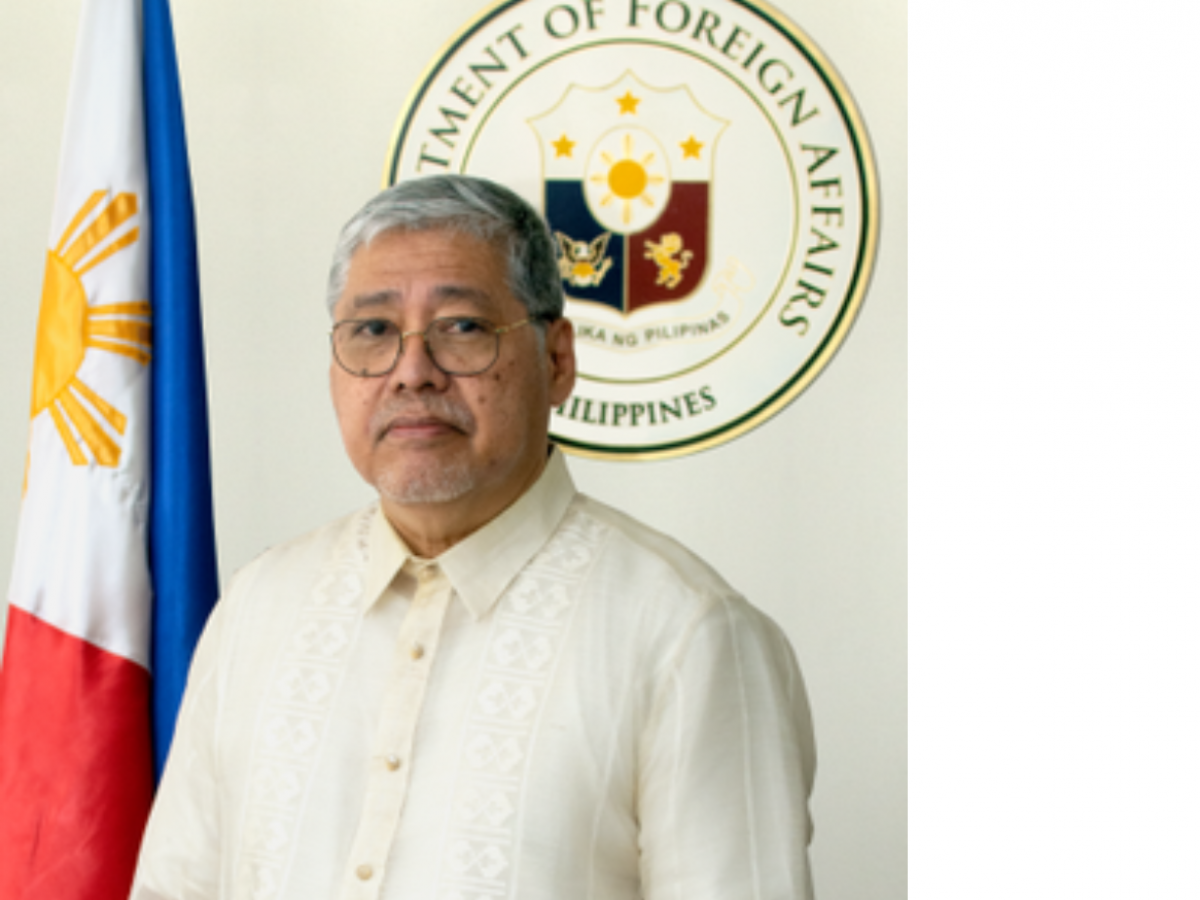 image of the Honourable Enrique Manalo, Secretary for Foreign Affairs of the Republic of the Philippines