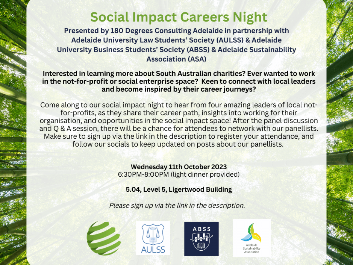 banner for Social Impact Careers