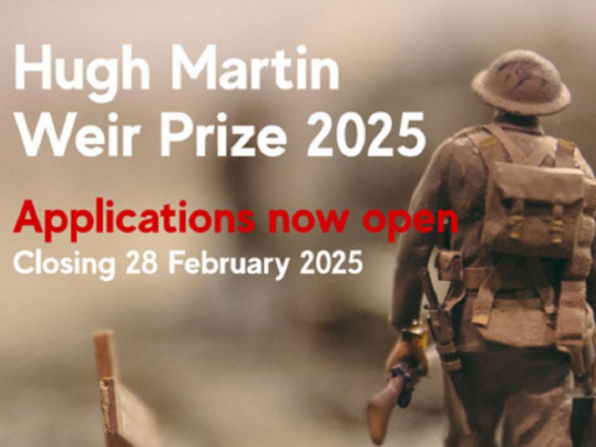 Hugh Weir Prize 2025