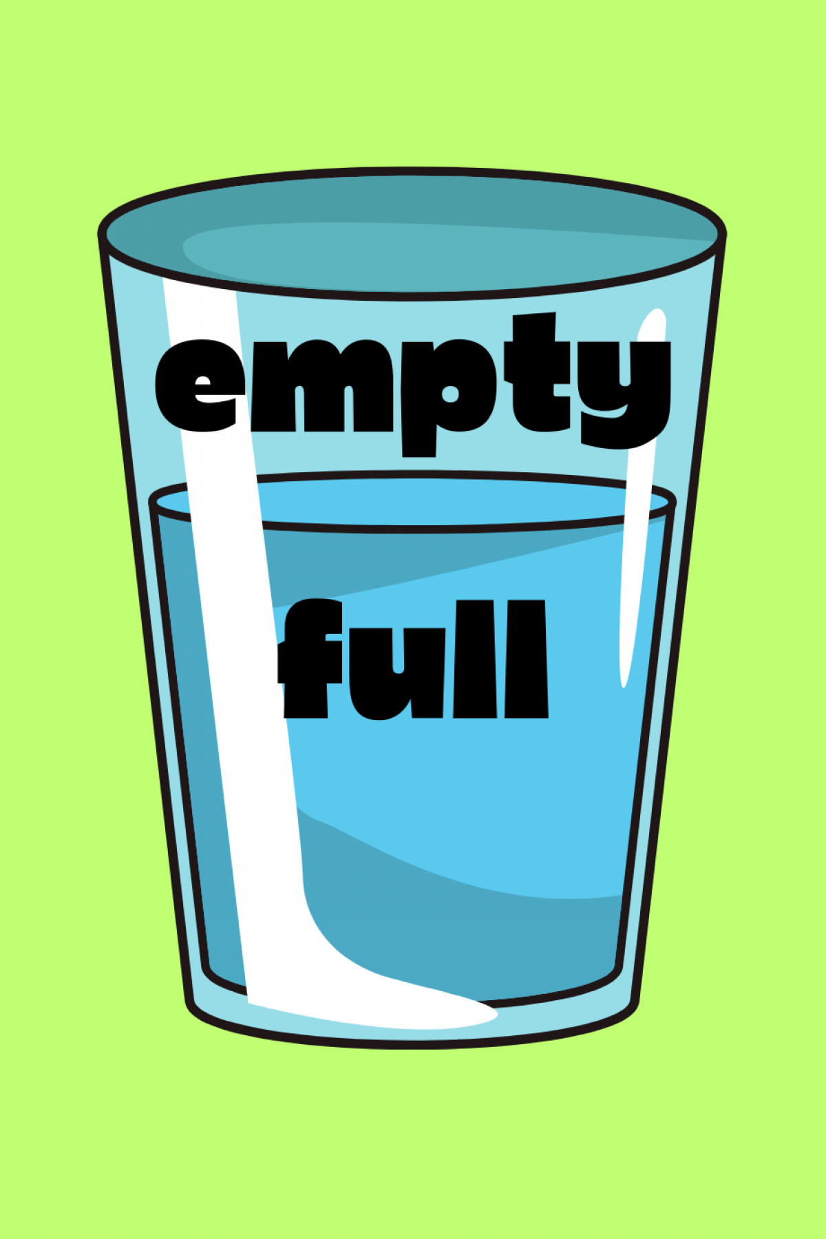 Is the glass half empty or half full?