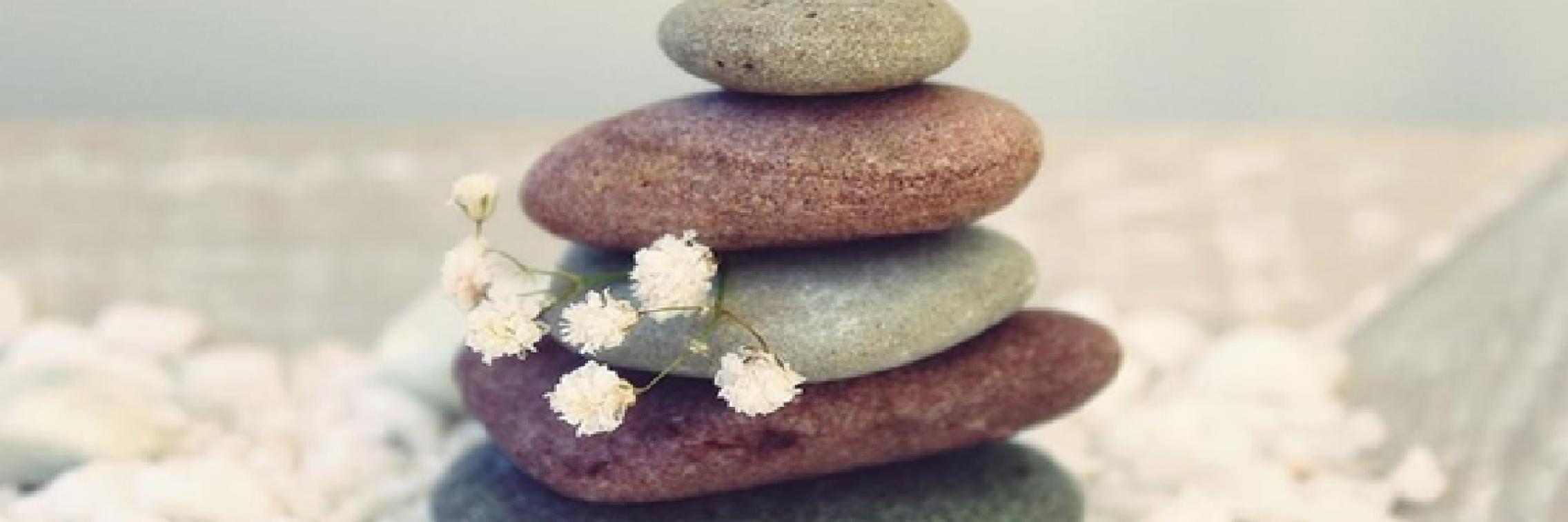 Meditation stones image
