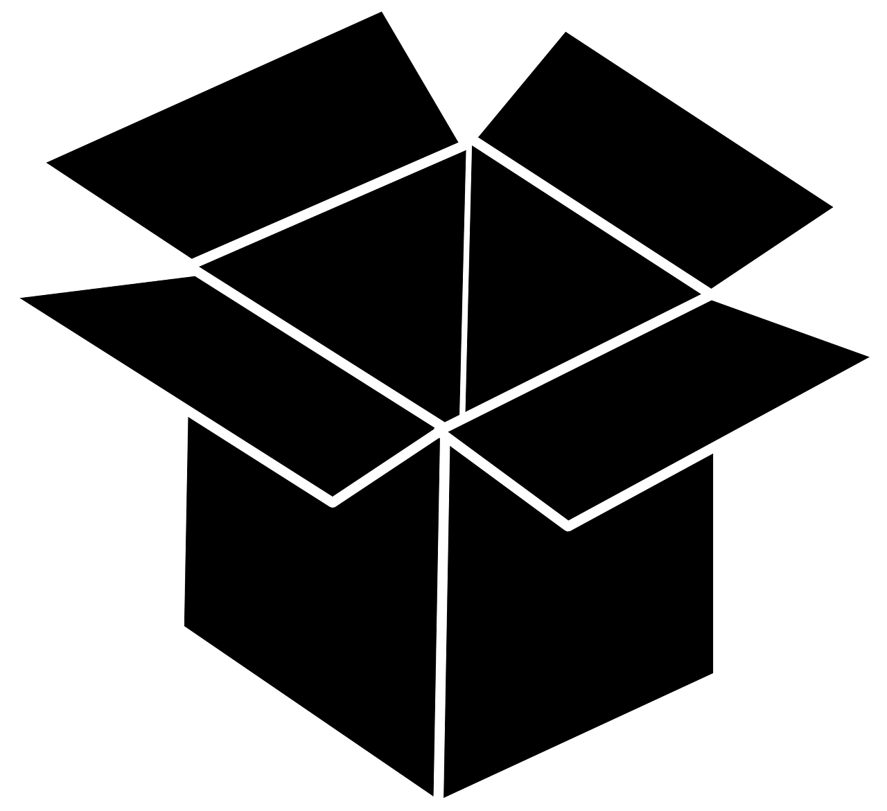 Opened box stock art.