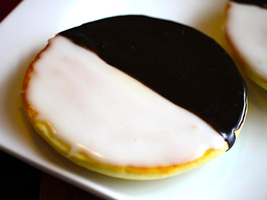 black and white cookie