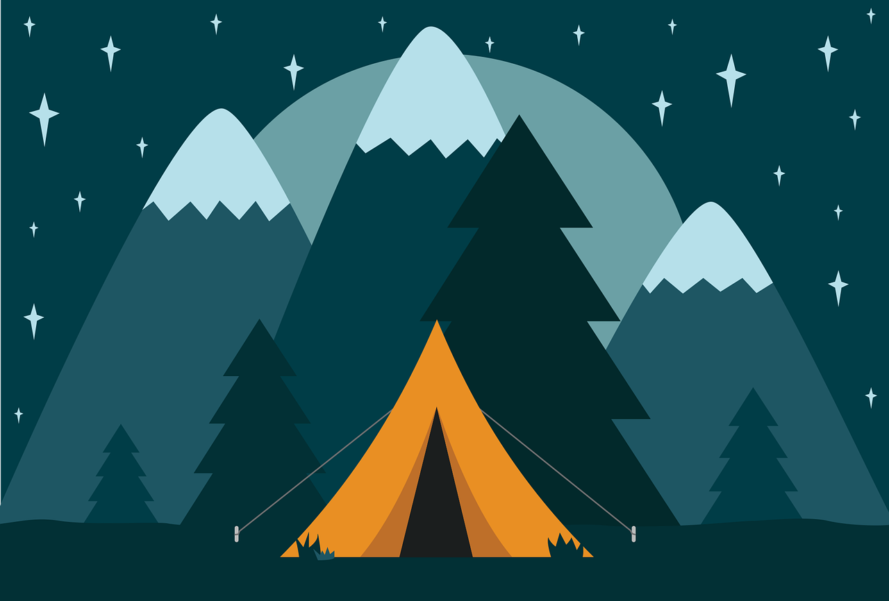 A camping tent