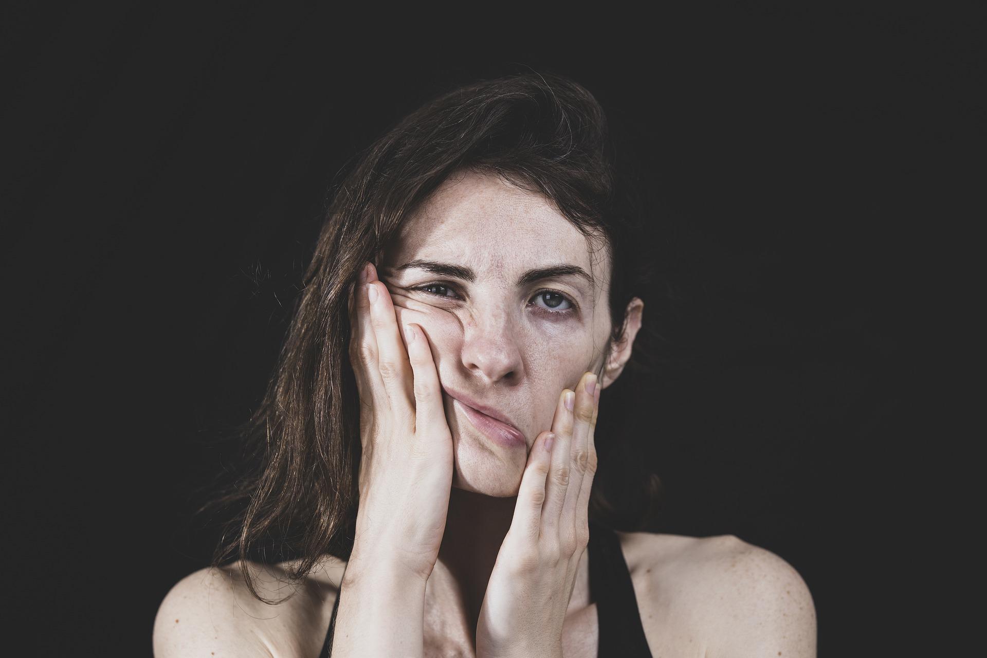 depressed expression