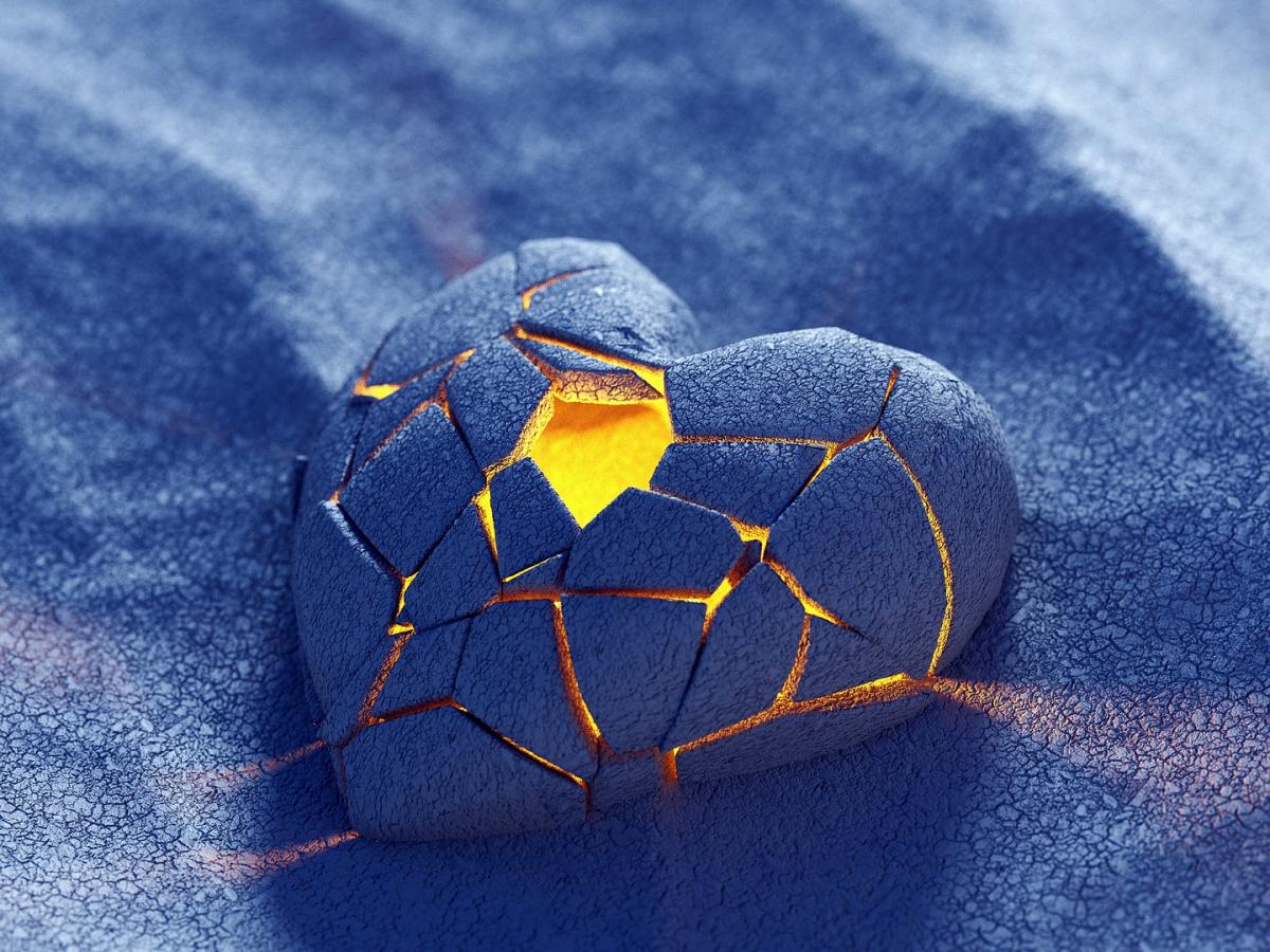 blogpic - pixabay -broken blue heart of sand - light within