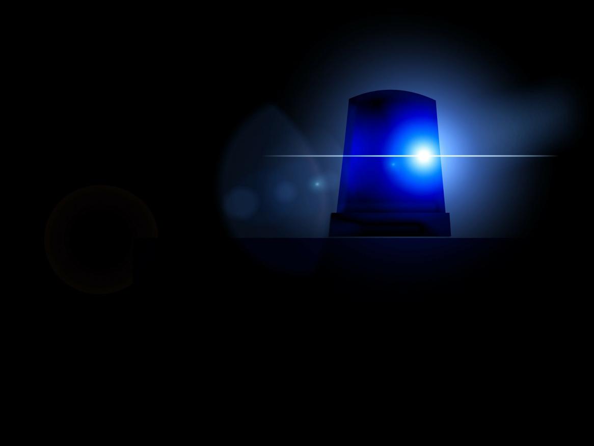 blue siren light image