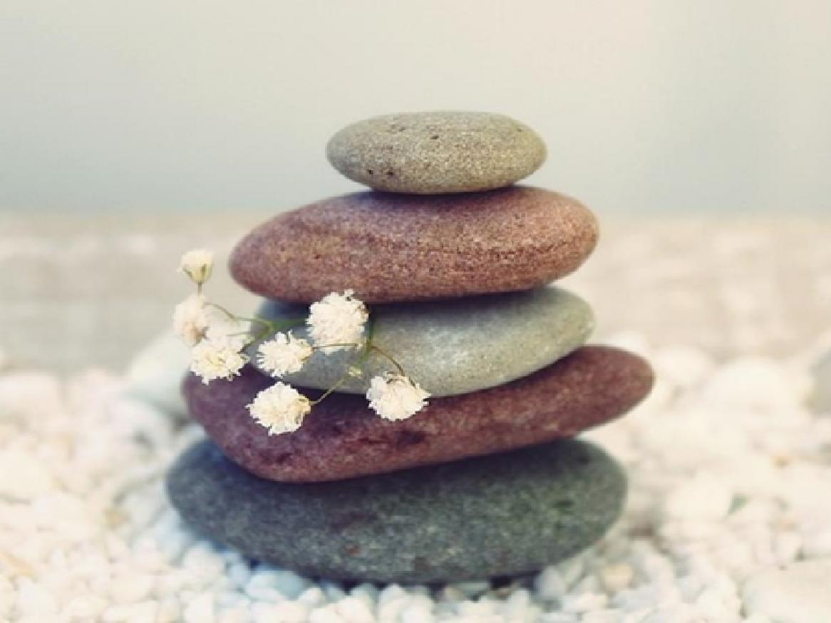 Meditation stones image