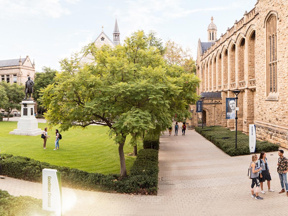 panorama north terrace campus image