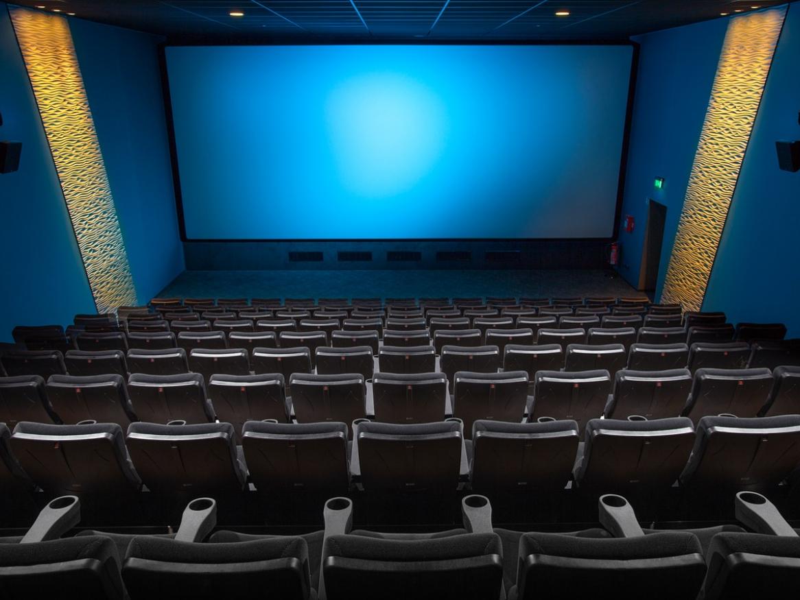 movie cinema screen and seats