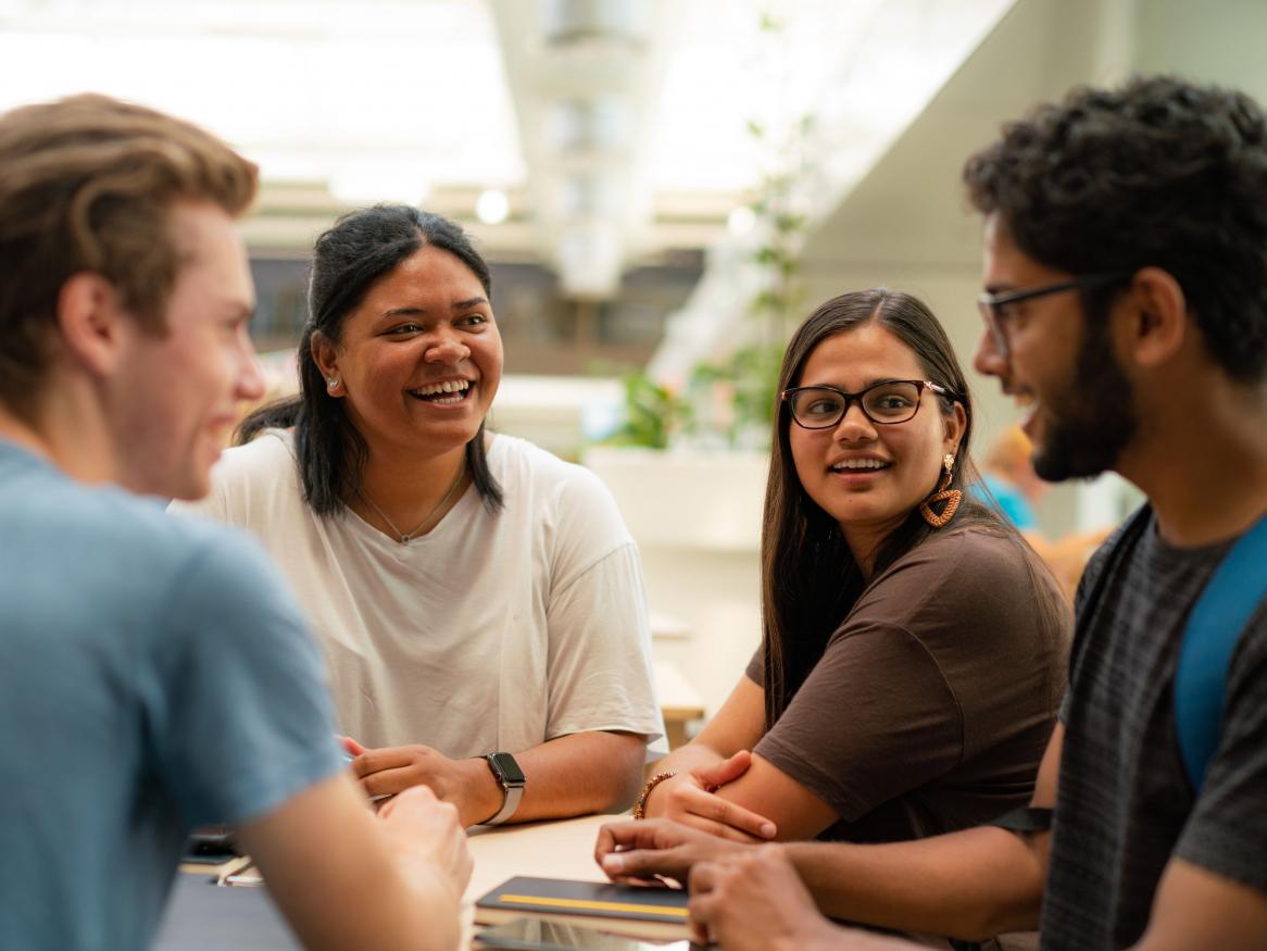 Group smilling