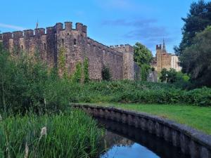 Cardiff Castle, next to Bute Park and the city, taken by Julia Culver (2023)