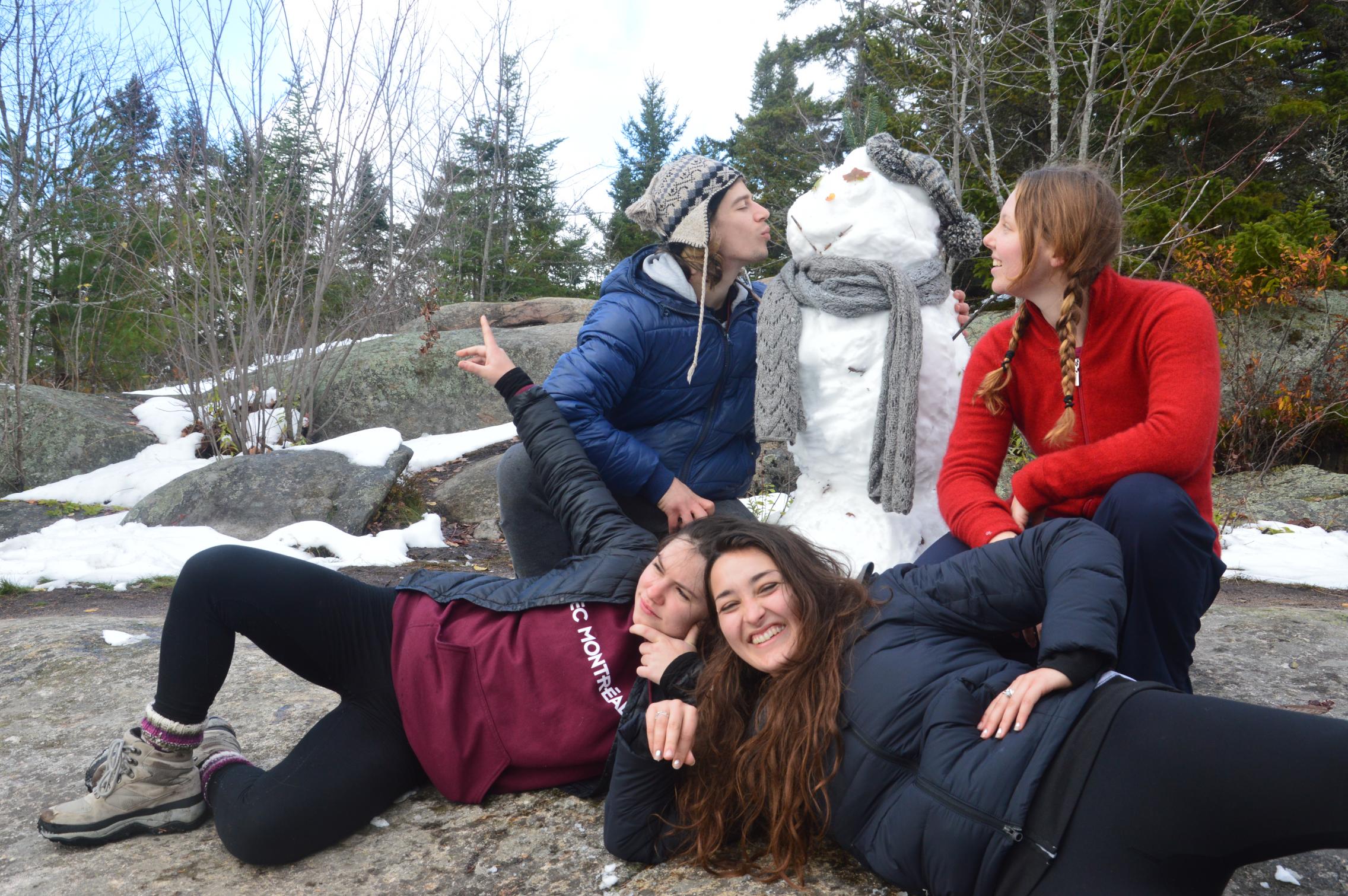 Hannah Sandrini snow man
