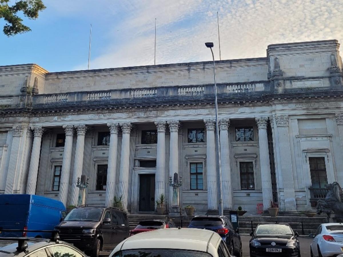 Glamorgan Council building where students had classes, taken by Julia Culver (2023)