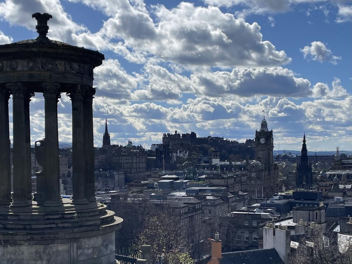 A photo of Edinburgh, taken by Ella Homer (2024)