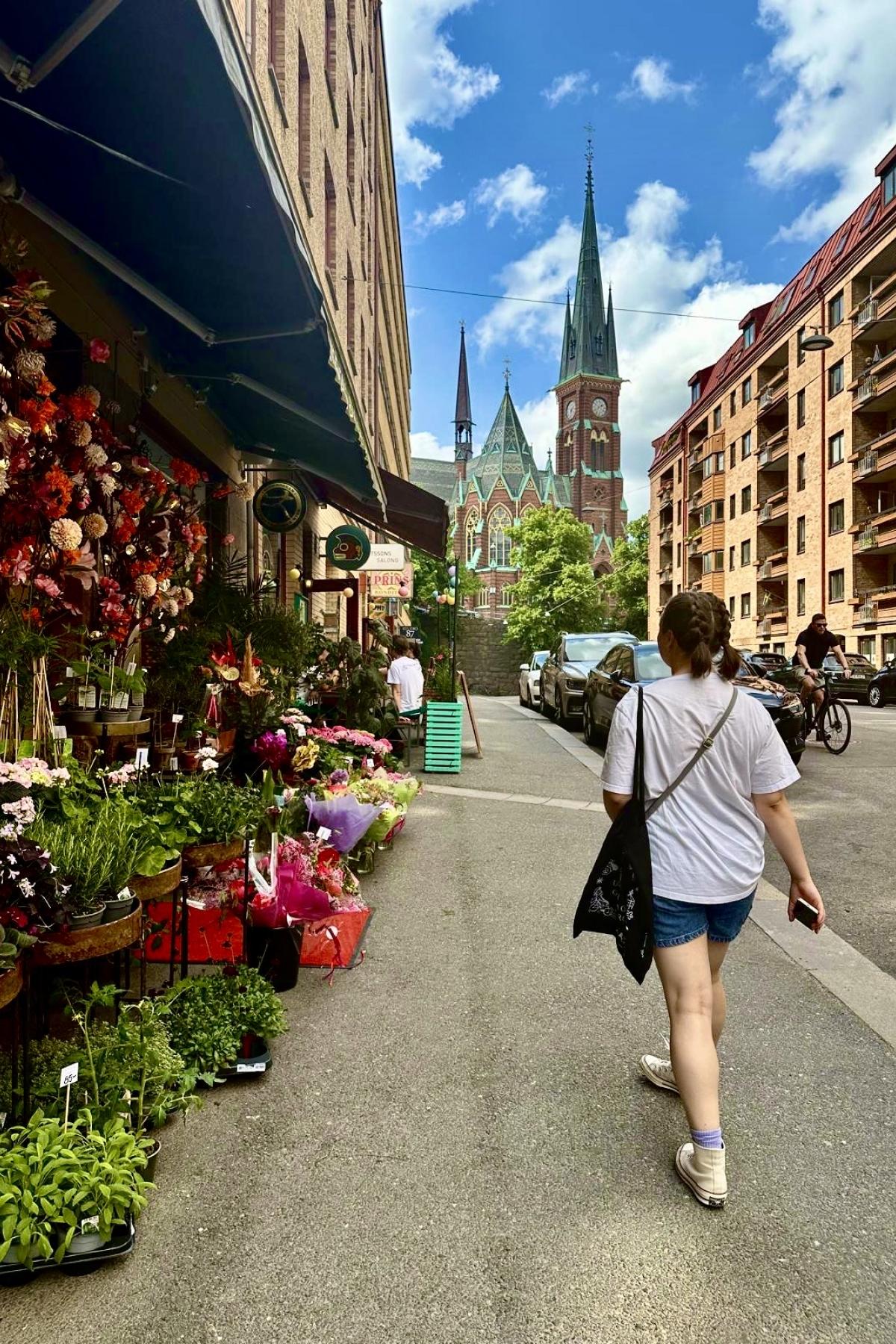 Jennifer on the streets of Gothenburg (2024)