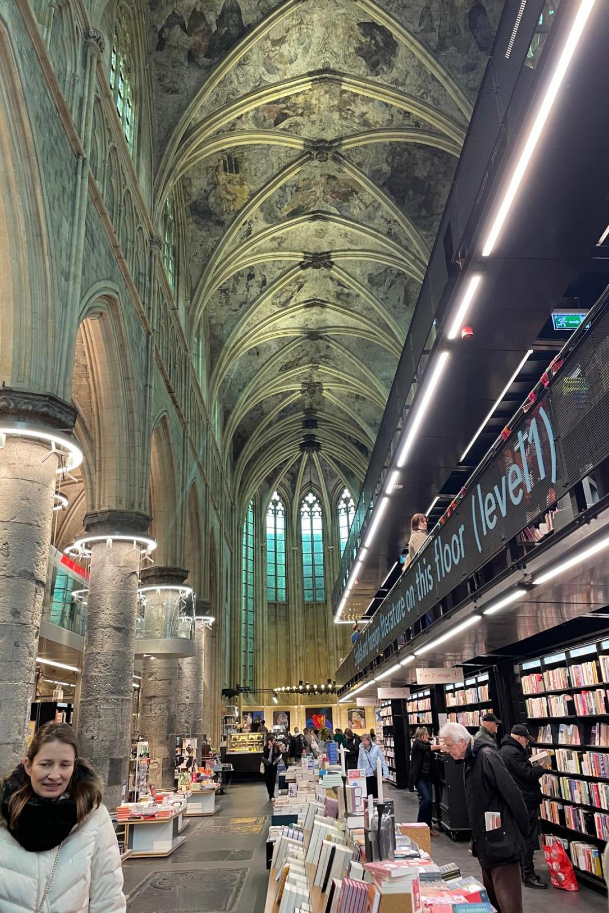 Bookstore Dominicanen, Bookstore within a church in Maastricht, taken by Bryan Lau (2024)