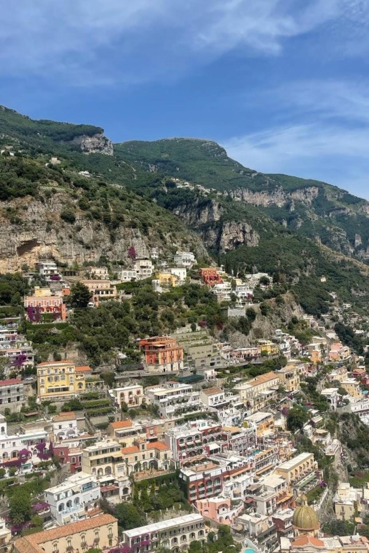 Positano in Amalfi Coast in Italy, taken by Mia Romeo (2023)
