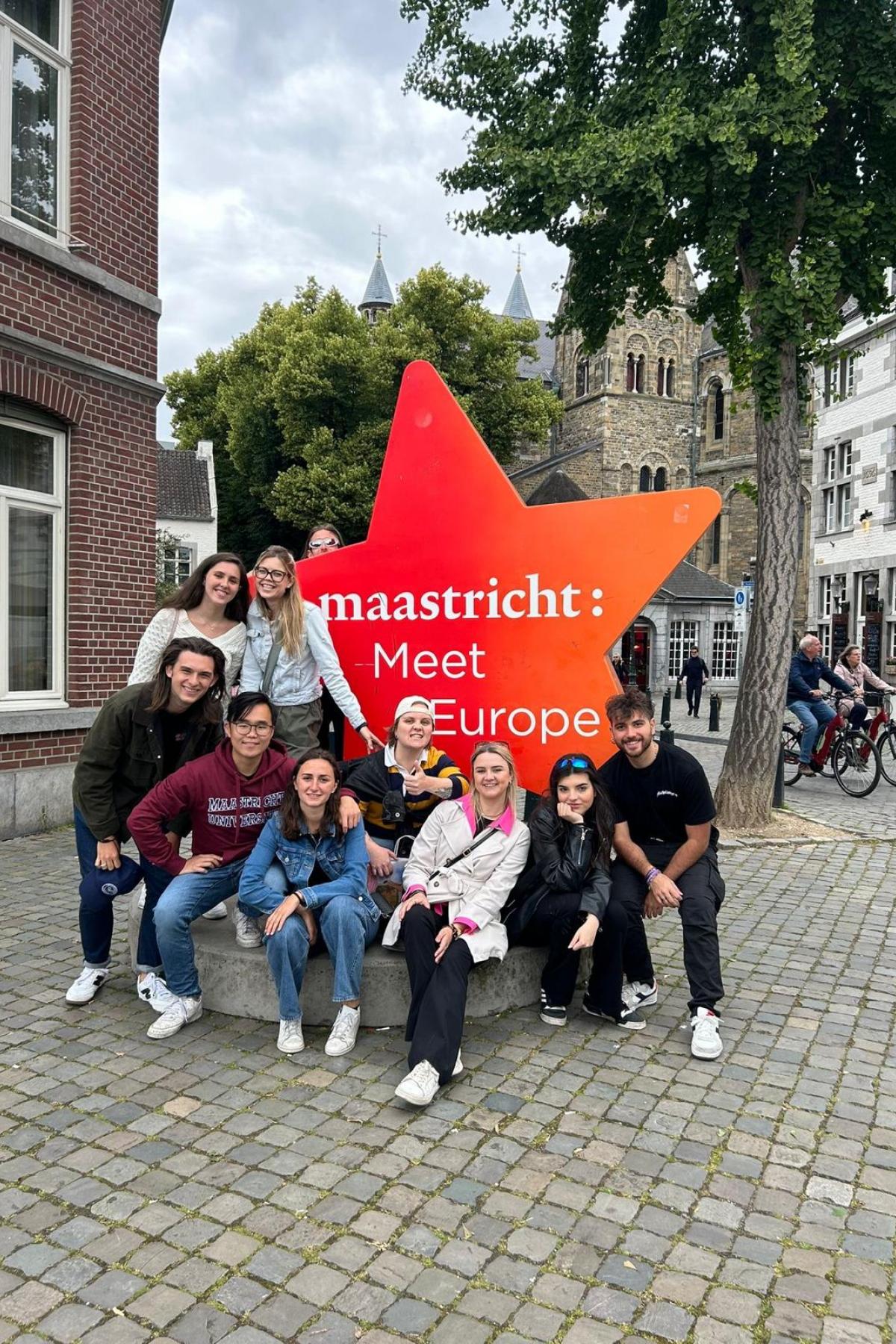 Bryan with some friends from Maastricht (2024)